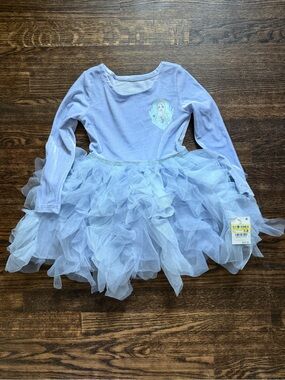 Disney Frozen Elsa Toddler Girls Ballerina Lavender Tulle Princess Dress